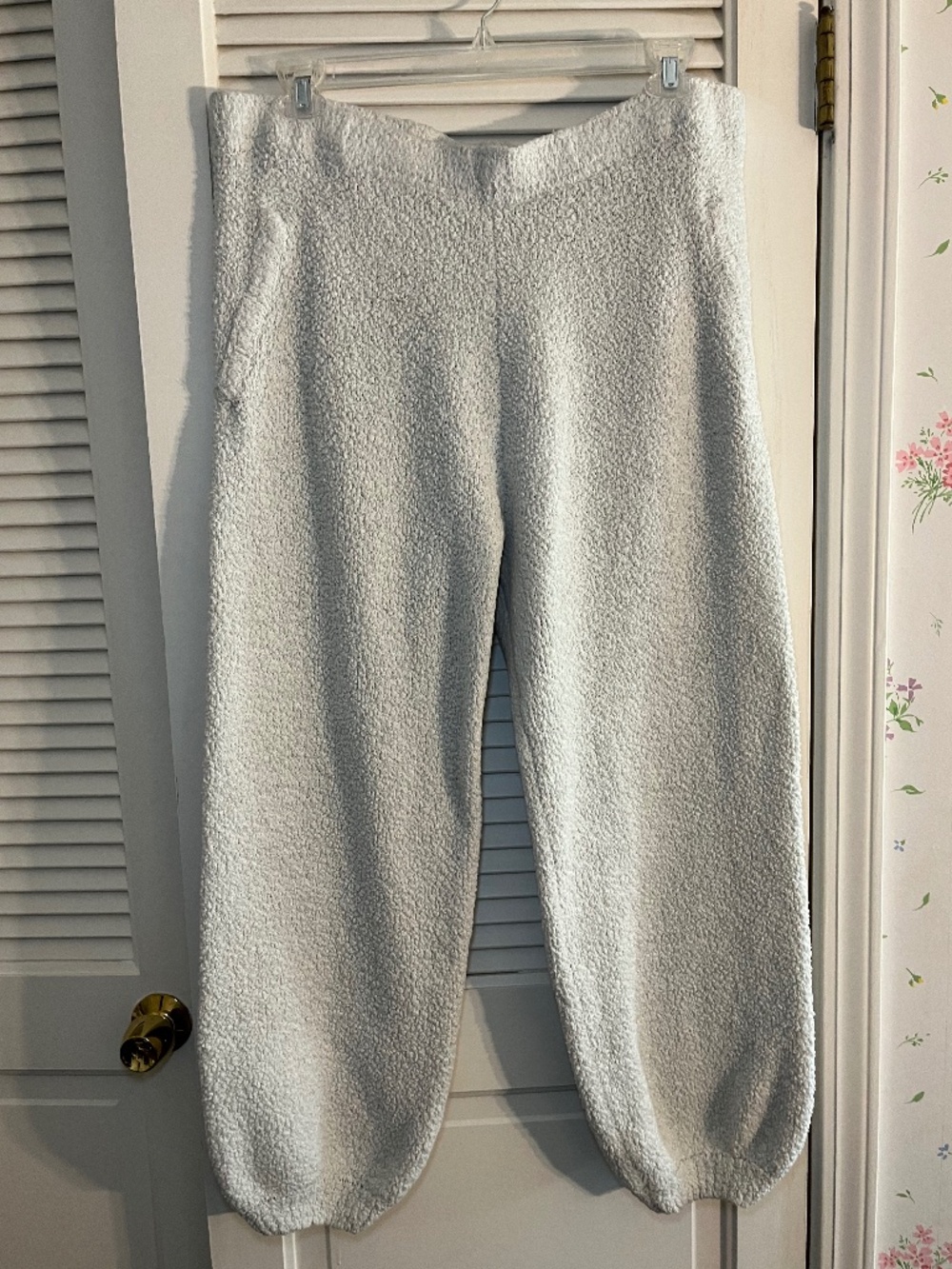 SKIMS Cozy Knit 2-Piece Set Smoke Pale Gray Zip-Up Hoodie & Joggers 2X/3X - Picture 5 of 10